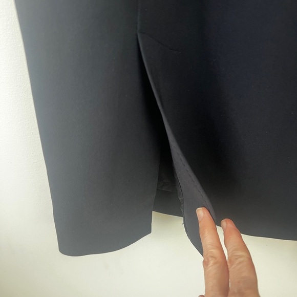 NWOT Jaeger Black Sleeveless Quiet Luxury Knee Length Career Sheath Dress US8 - Picture 9 of 13
